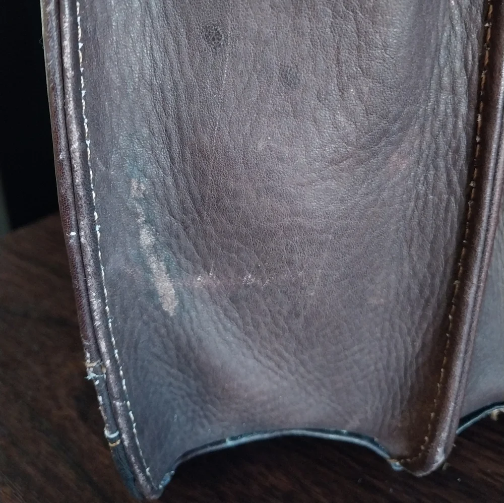 Kenneth Cole Reaction Portfolio Computer Case Colombian Leather NWT